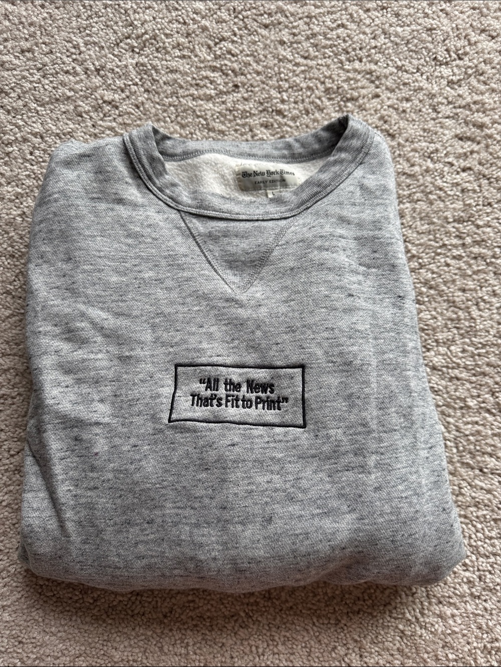 New York Times Crewneck